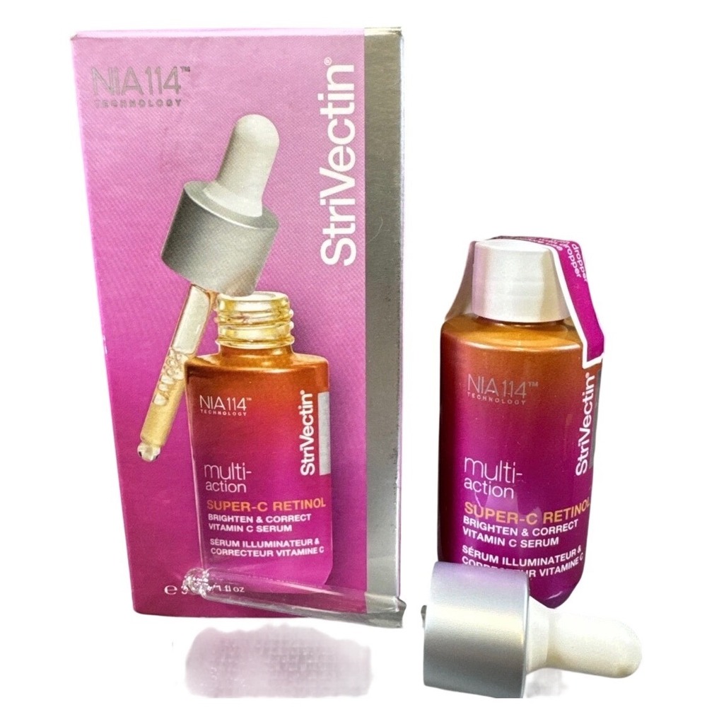 StriVectin Multi Action Super C Retinol Brighten Correct Vitamin C Serum 1 fl oz